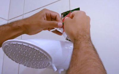 Instalação de chuveiros